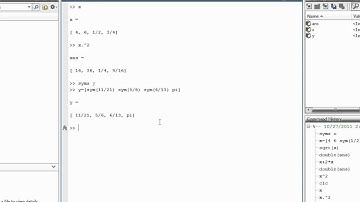 Matlab   Sect 34   Working with Vectors using the Symbolic Math Toolbox