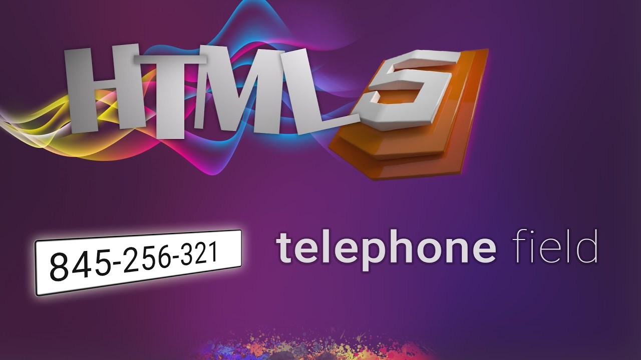 input type html New Update HTML for beginners 51: tel input type | TELEPHONE FIELD