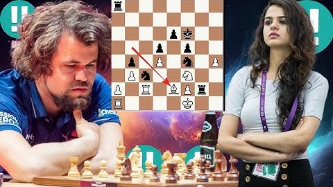 Epic chess battle | Magnus Carlsen vs Tania Sachdev game 14