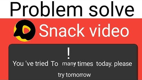 snack video you