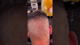 Blurry Skin Fade with Scalp Treatment  #haircut #fade #barbershop