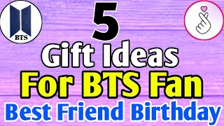 5 Handmade BTS Fan Best Friends Birthday Gift Ideas / #BTS Themed Birthday Gift / Gift For BTS Lover