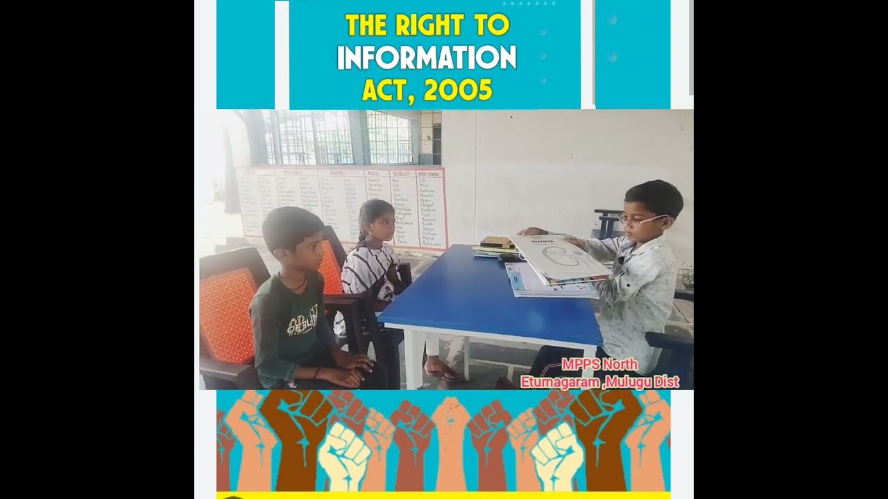 A small roleplay on awareness of Information act by little children..