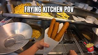 Pov Quiet Afternoon In A Dutch Snackbar Frying Fries Kitchen Sounds