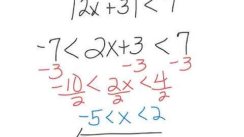 Absolute Value Less than Inequalities