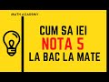 Cum sa iei 5 IN BAC LA MATEMATICA ❗️⁉️- Varianta IULIE REZERVA 2021 - Profil TEHNOLOGIC