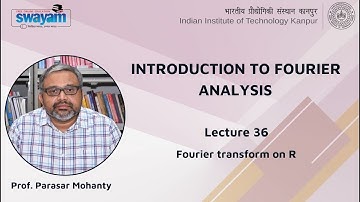 Lecture 36: Fourier transform on R