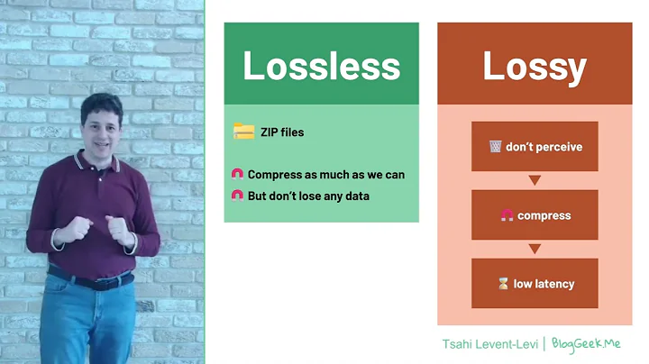 Lossy vs lossless codecs