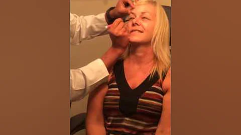Dr. Soroudi consulting his patient before eyelid p...