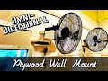 DIY Plywood Fan Mounts PLUS My Favorite French Cleat installation Method | A Glimpse Inside How To