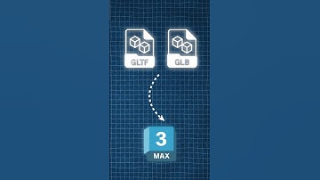 how to Import glb/gltf file in 3ds max.  #3dsmax #archviz #architectur #glb #blender #vray #corona