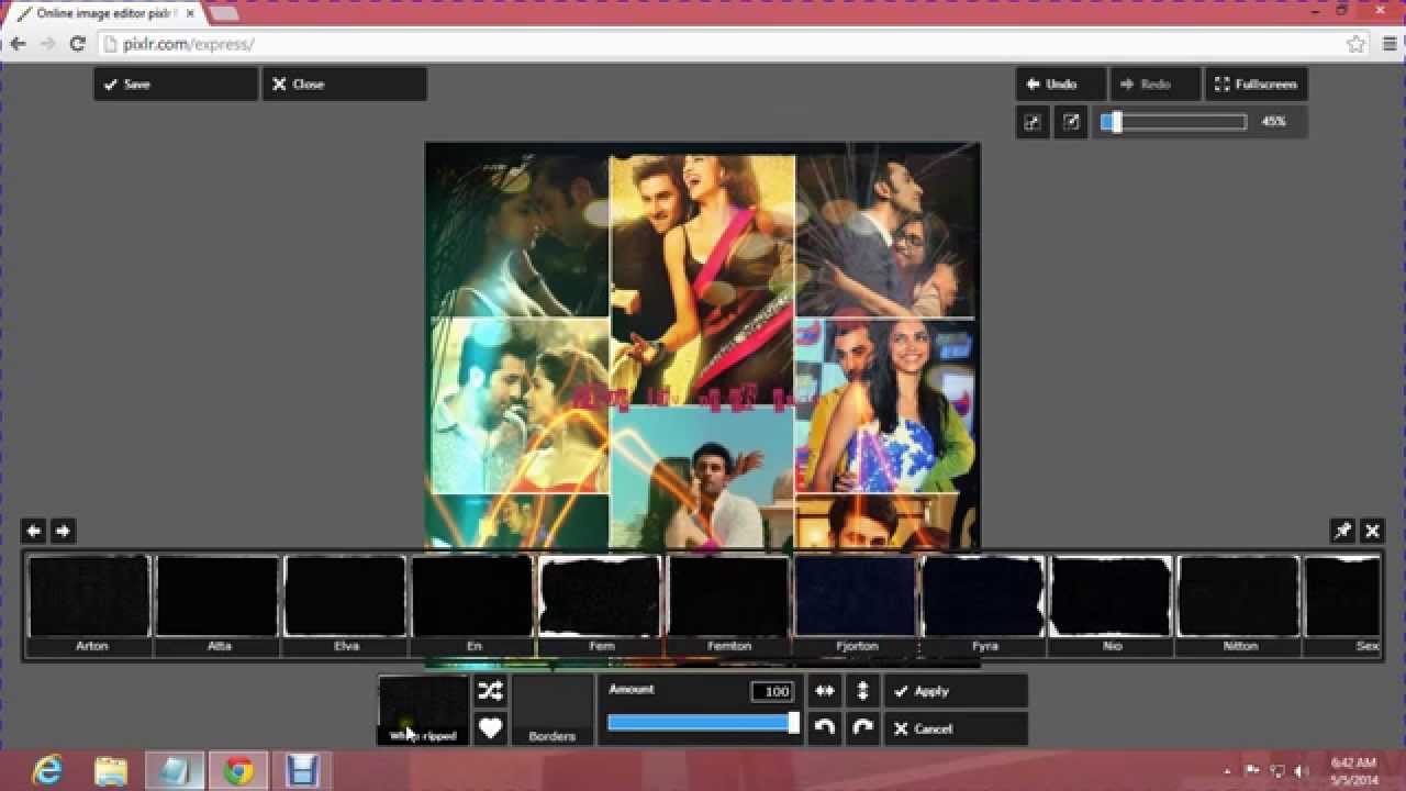 How To Make Beautiful Picture Collage In Pixlr Youtube
