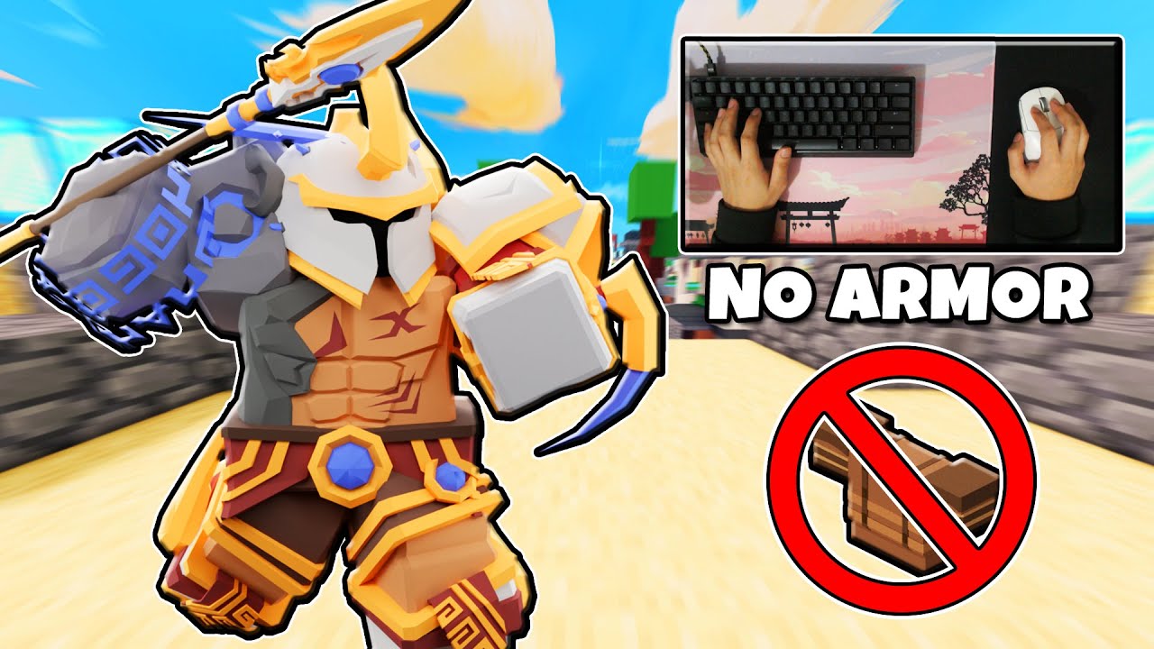 Playing Ares Kit With No Armor Until I Lose (Roblox Bedwars) YouTube