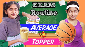 Board Exam Routine - Average vs Topper | Students During Exam | MyMissAnand