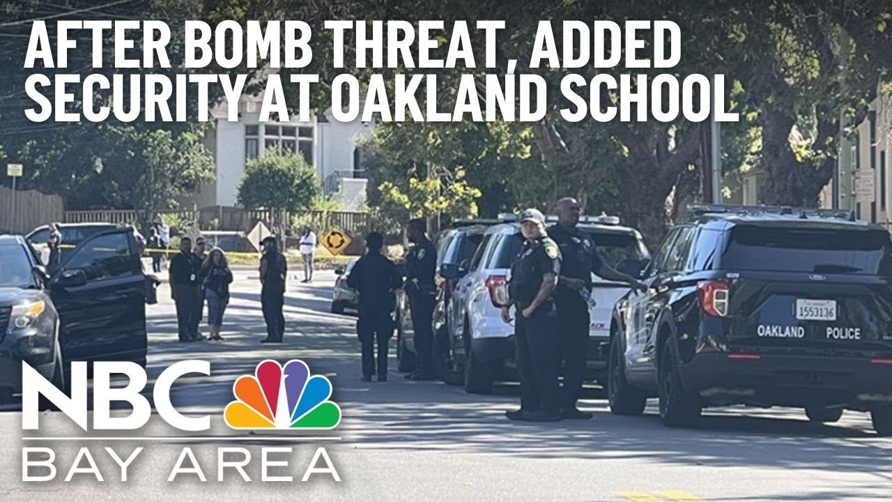 Oakland elementary school adds security day after bomb threat with racial undertones