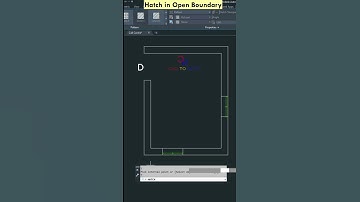 Hatch in Open Boundary👌👌  | Hatch #shorts #autocad