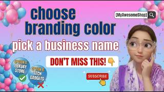 How to Choose the Perfect Brand Name, Color & Domain in 5 Mins!