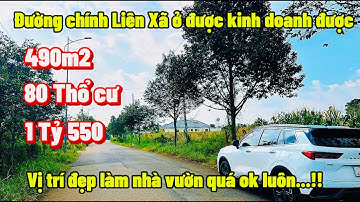 Nợ ngân hàng không còn khả năng đóng lãi đành bán đất vườn đường lớn vị trí đẹp để trả nợ...