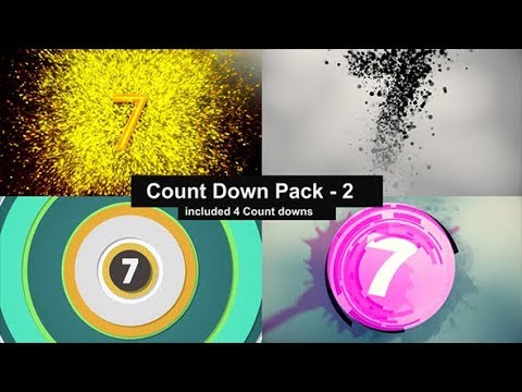 Count Down Pack-2 | Motion Graphics - Videohive template