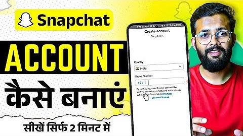 How to Create Snapchat Account Without Phone Number | Snapchat Id kaise Banaye | Snapchat Account