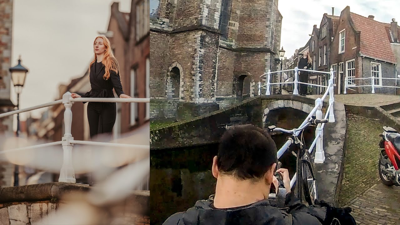 Morning Photoshoot along the Canals Delft