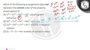 Which of the following arrangements does not represent the correct order of the property stated ....