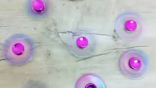 Multicolour Metal Alloy Fidget Spinner Rainbow Tri Fidget Wheels