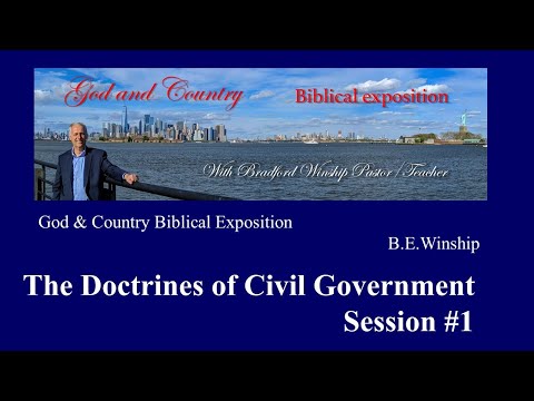 623 (276) Doctrines of Civil Government – Session 1