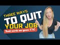 Three ways to quit your job and work in your community interest company
