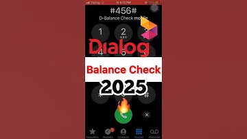 2025 How to chek Dialog account balance | Dialog balance chek කරන විදිහ 2025 | Sinhala