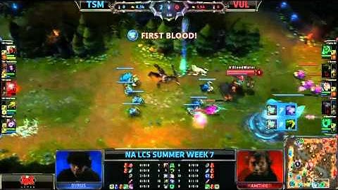 LCS NA - Dyrus 1v3 Doublekill