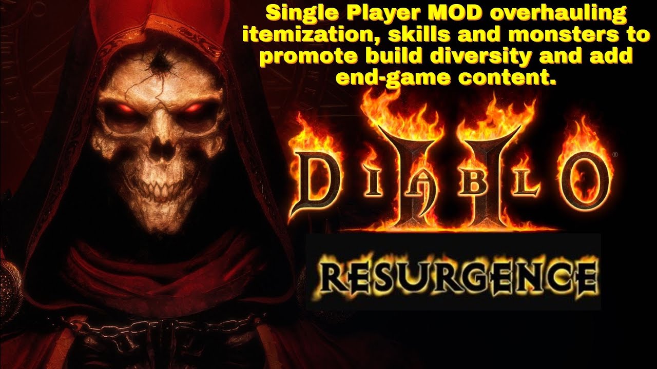 Diablo 2: Resurrected - Single-player mode revamped by modders