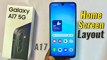 Samsung Galaxy A17 5G: How to Lock/Unlock Home Screen Layout! 