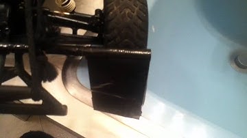 Homemade mud flaps for a traxxas slash 4x4.