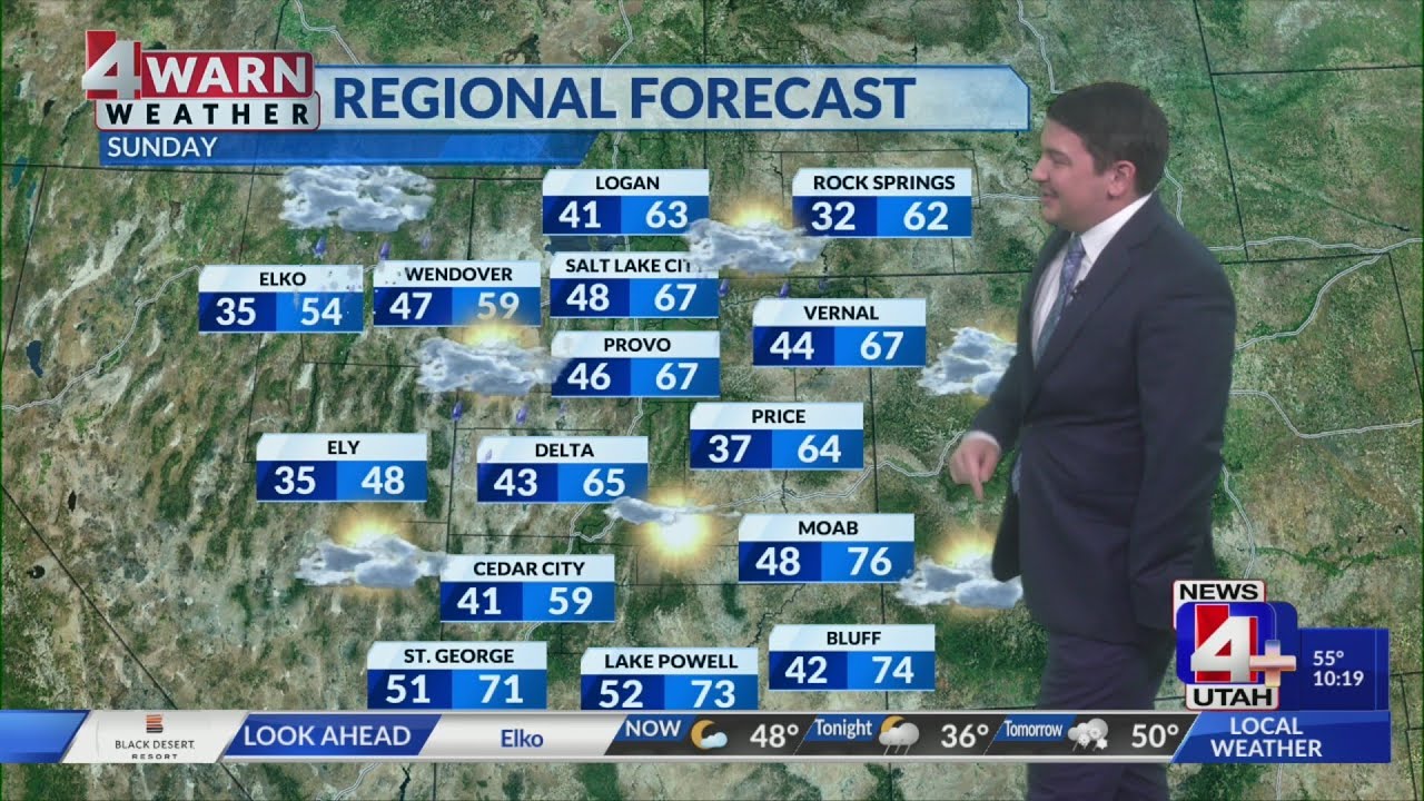 Headline: Windy Sunday ahead with much cooler temperatures and rain ...