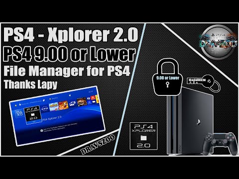 PS4Xplorer 2.0 by Lapy for PS4 9.00 or Lower | File Manager for PS4 | Quick Review and Test