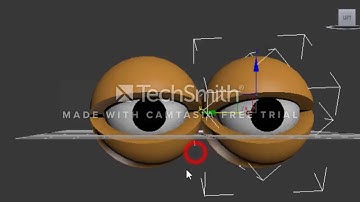 tutorial on making animated blinking eyes in 3D MAX