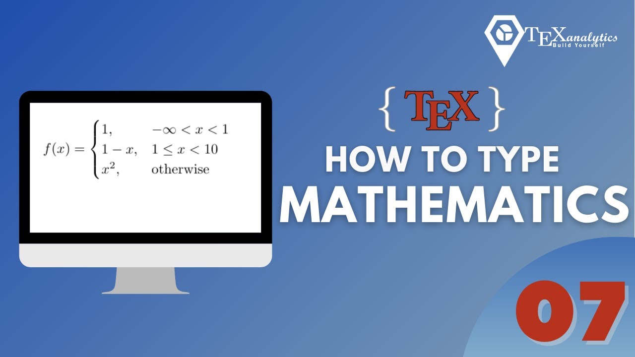 Part 06 How to type cases in LaTeX? YouTube