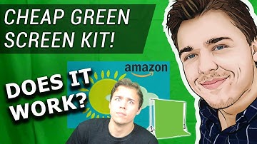 Cheap Green Screen Kit with Chromakey Green Muslin Backdrop - Does it work?
