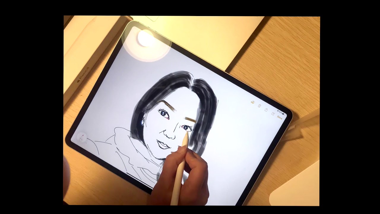 First Sketch on iPad Pro YouTube