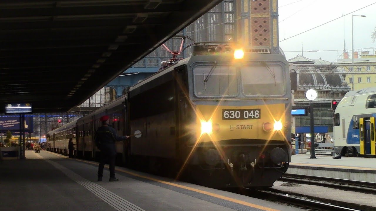 vonatok Budapest nyugati pályaudvar február 2022