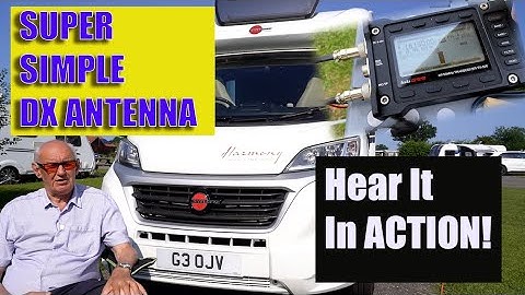 SUPER SIMPLE DX ANTENNA. Easy to make and easy to feed.