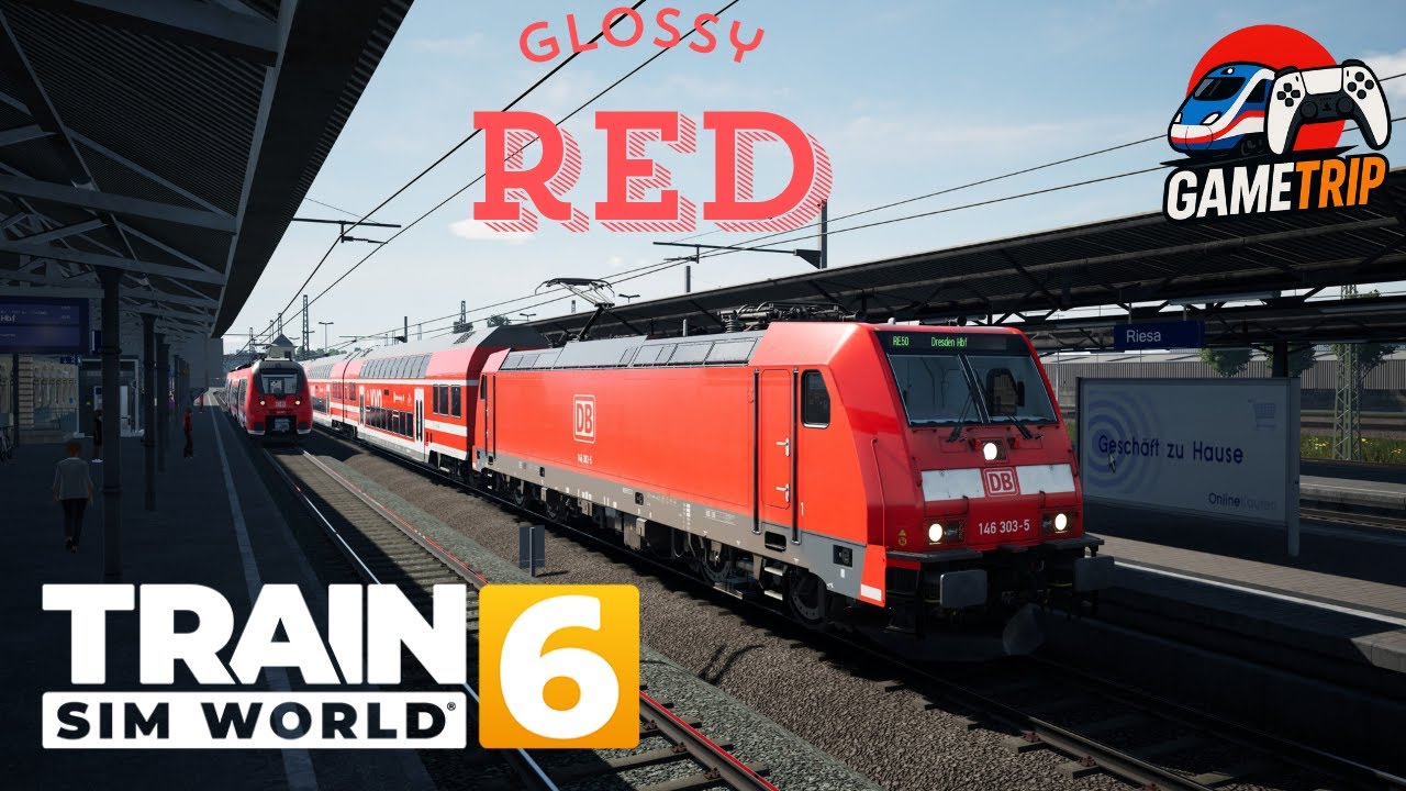 Train Simulator | Train Game Video | Glossy Red | TSW6 PS5