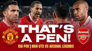 Rio Ferdinand POV: I lost it with the Ref 🤬 Man Utd vs Arsenal Legends.