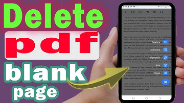 How to delete blank page in pdf file in mobile (step by step)