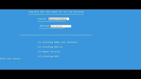 Zong 4G MF25 Unlock File For All Network  Zong 4G Bolt+ MF25/2019.2020.2021.2022 Allah Hoo Software