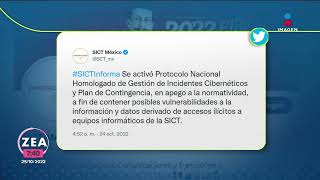 SICT registra ataque cibernetico en sus equipos informaticos Noticias con Franci