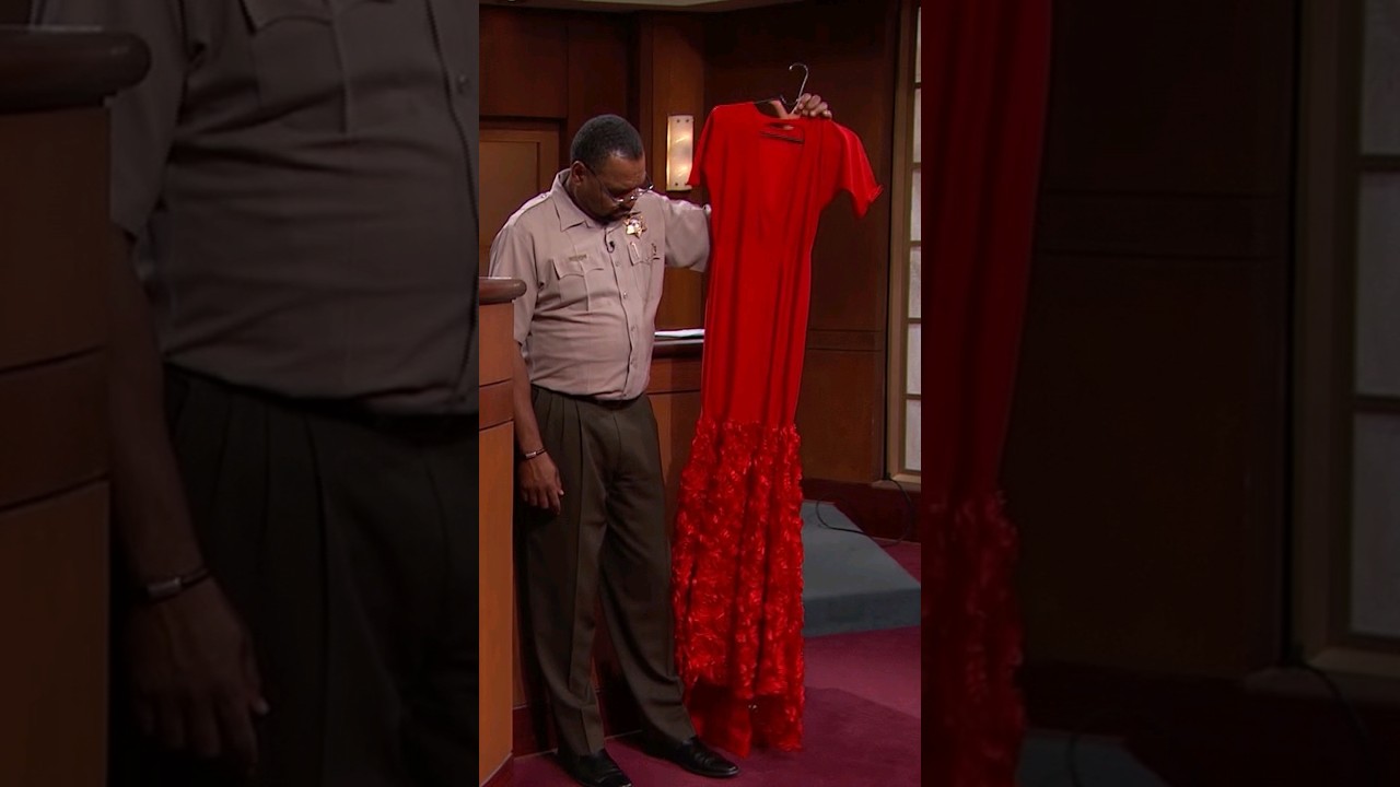 judge judy red dress Byrd's never seen a lease like this!, #judgejudy