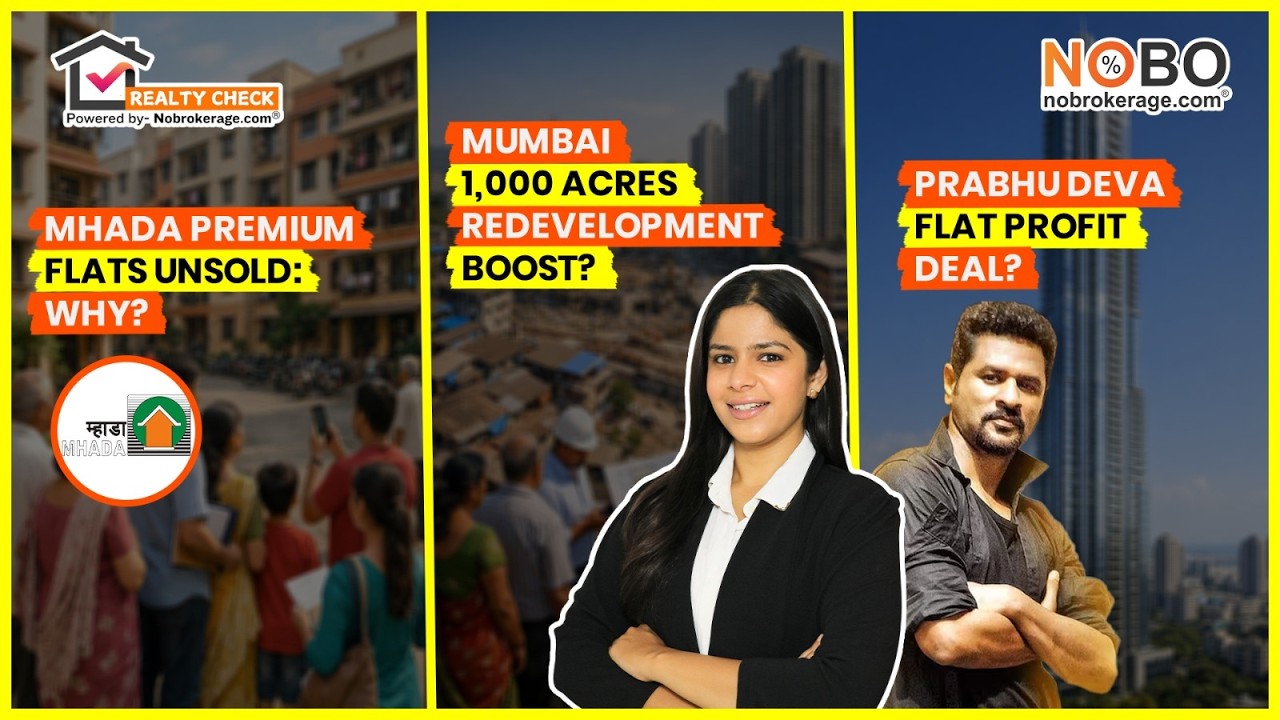 Real Estate News | Mumbai Redevelopment & MHADA Sales Update - YouTube