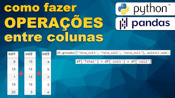 Python PANDAS - Como fazer cálculos entre colunas